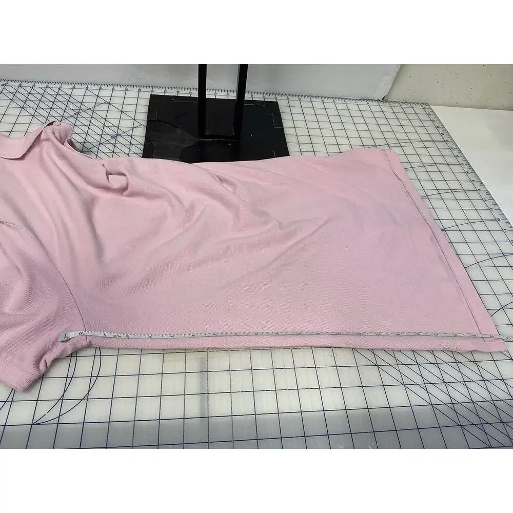 Ralph Lauren Men's Classic Short Sleeve Polo Shirt Pink XL‎ Embroidered